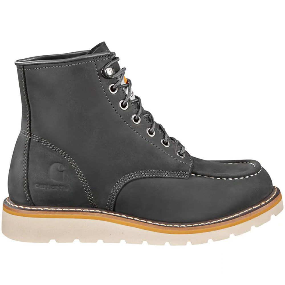 Carhartt Fw6027 Non-Safety Toe Work Boots - Womens Dark Grey Side View
