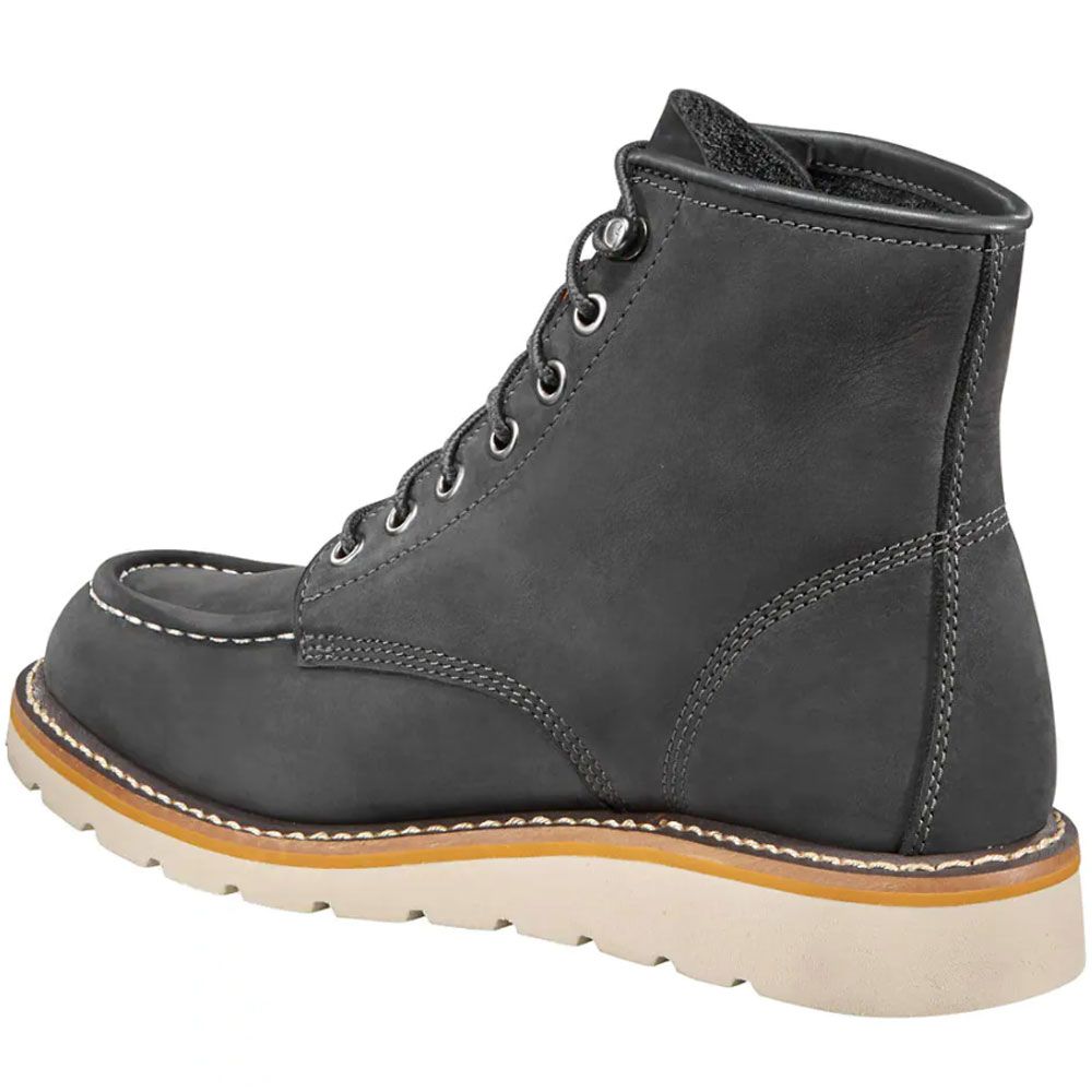 Carhartt Fw6027 Non-Safety Toe Work Boots - Womens Dark Grey Back View