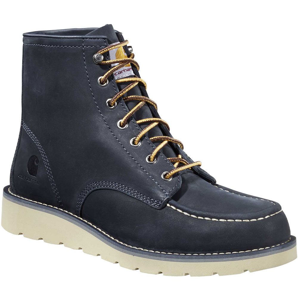 Carhartt FW6083-M 6 In Wedge Non-Safety Toe Work Boots - Mens Navy