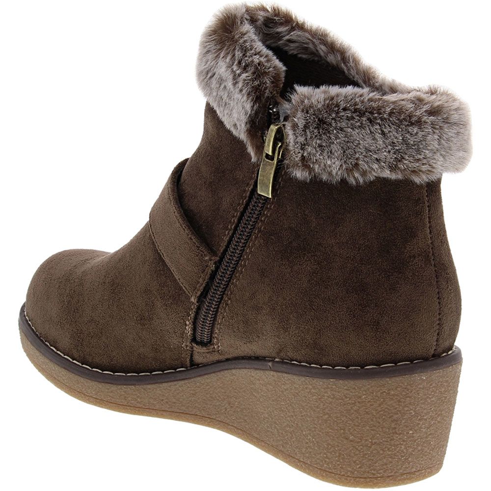 Corkys Chilly Casual Boots - Womens Chocolate Back View