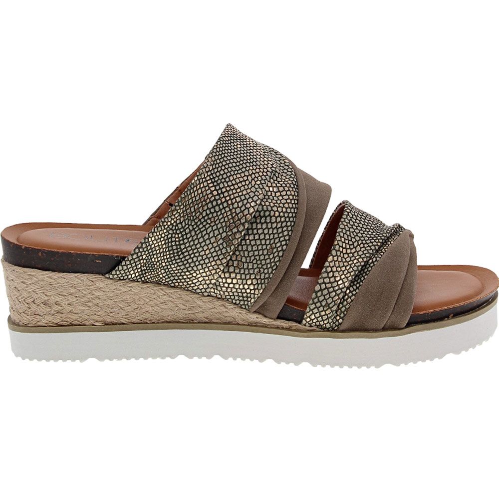Corkys Believe Sandals - Womens Taupe Side View