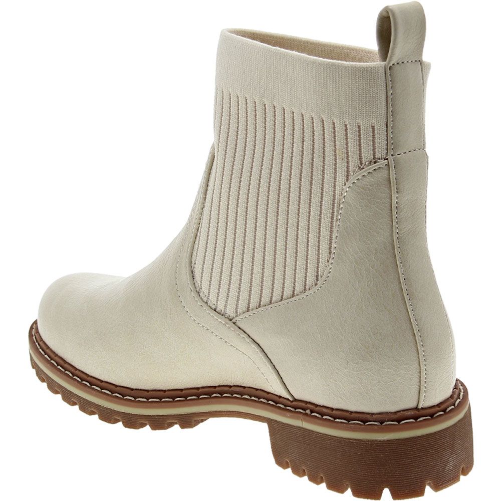 Corkys Cabin Fever Casual Boots - Womens Cream Back View