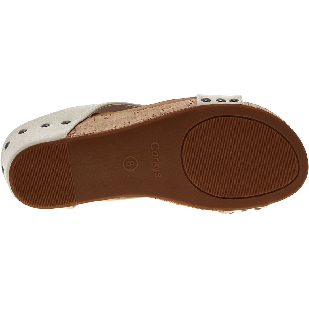 Corkys Carley Sandals - Womens Cream Sole View