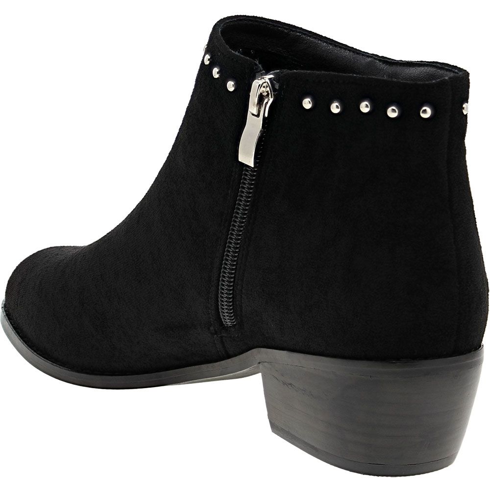 Corkys Casanova Casual Boots - Womens Black Suede Back View