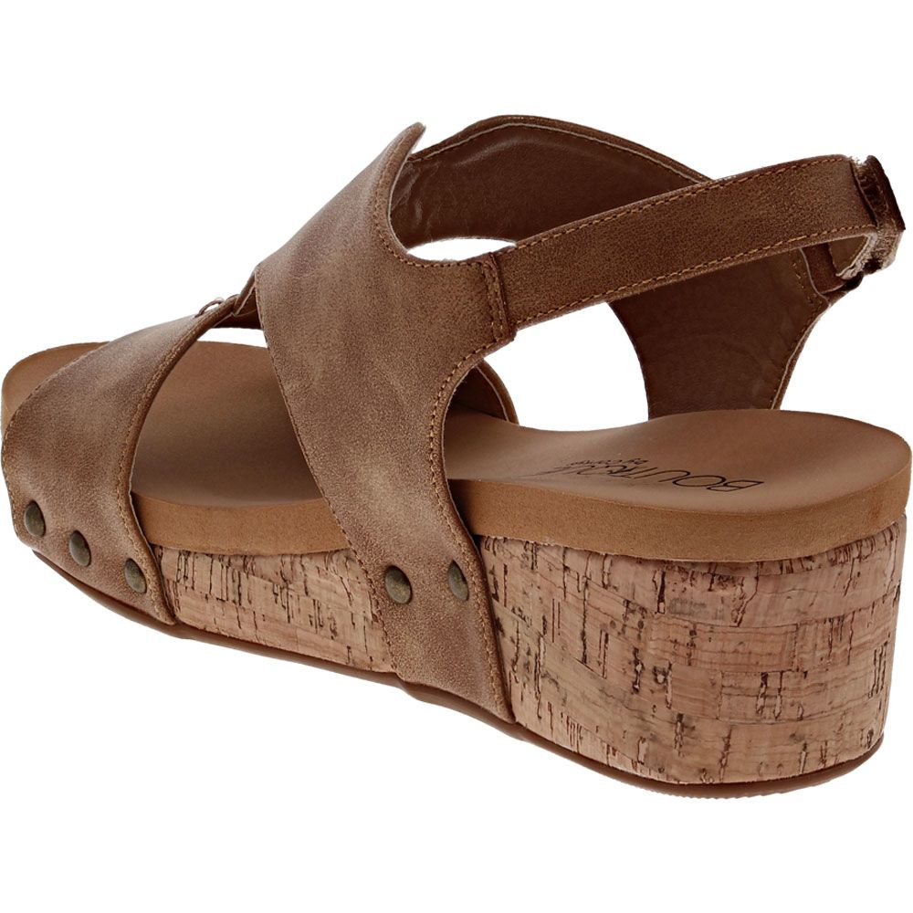 Corkys Refreshing Sandals - Womens Brown Back View