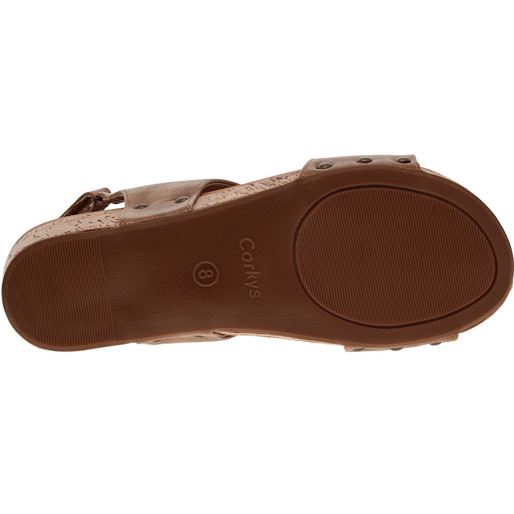Corkys Refreshing Sandals - Womens Brown Sole View