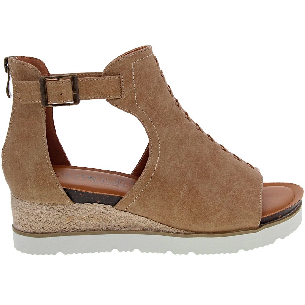 Corkys Sugar City Sandals - Womens Taupe Side View