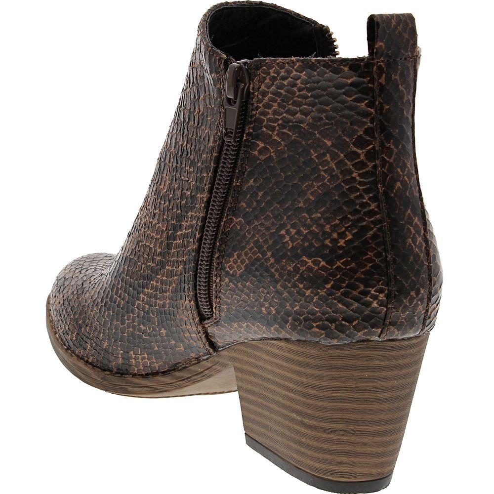 Corkys Tombstone Ankle Boots - Womens Chocolate Back View
