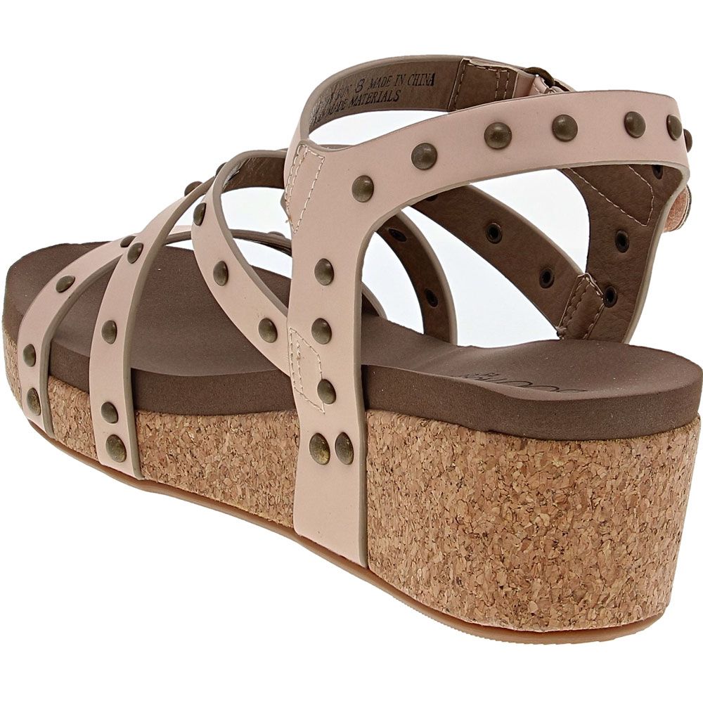 Corkys Under The Sun Wedge Sandals - Womens Copper Back View