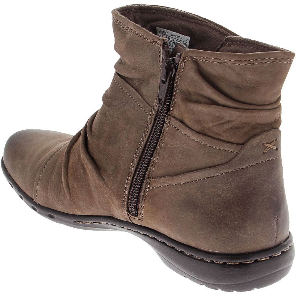 Cobb Hill Pandora Ankle Boots - Womens Stone Back View