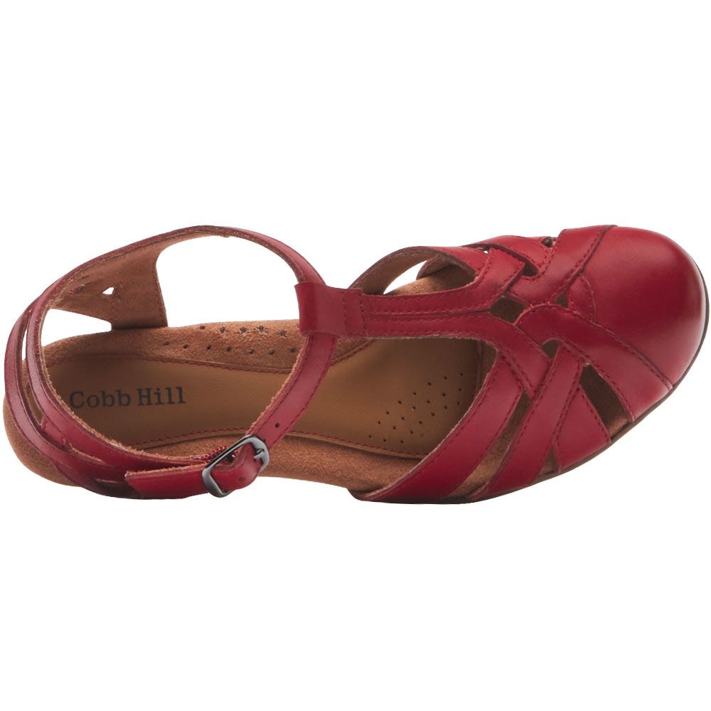 Cobb Hill Aubrey Casual Shoes - Womens Red Back View