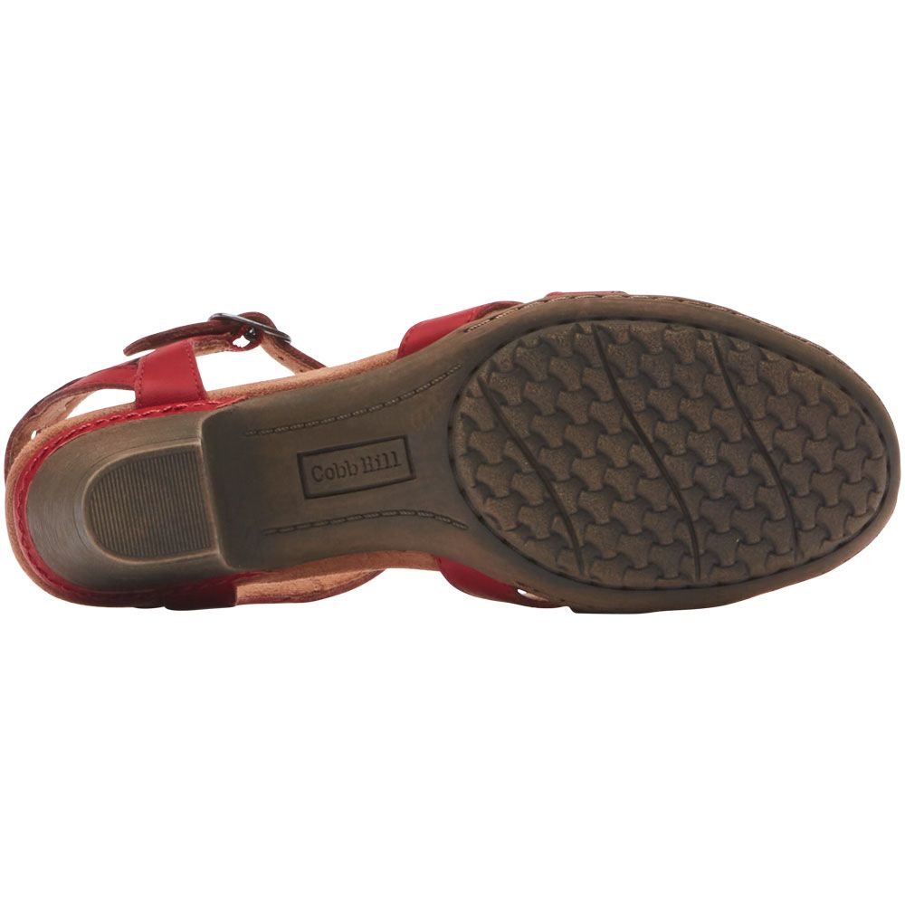Cobb Hill Aubrey Casual Shoes - Womens Red Sole View
