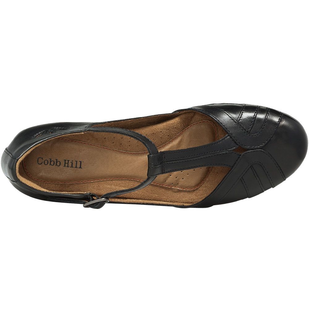 Cobb Hill Angelina Casual Shoes - Womens Black Back View