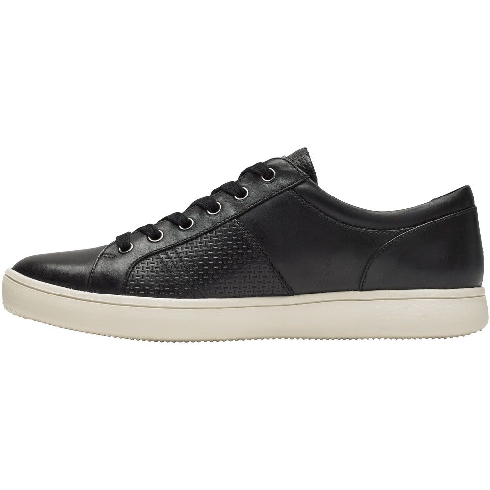 Rockport Colle Tie Lace Up Mens Casual Shoes Black Back View
