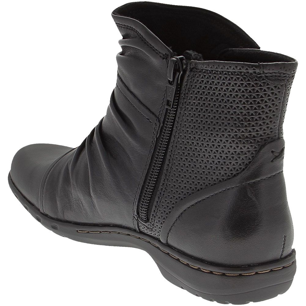 Cobb Hill Penfield Ankle Boots - Womens Black Back View