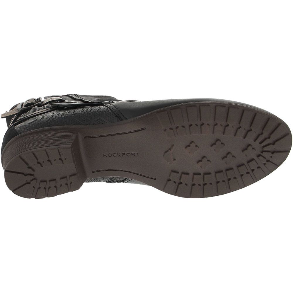 Cobb Hill Gratasha Hardware Ankle Boots - Womens Black Sole View
