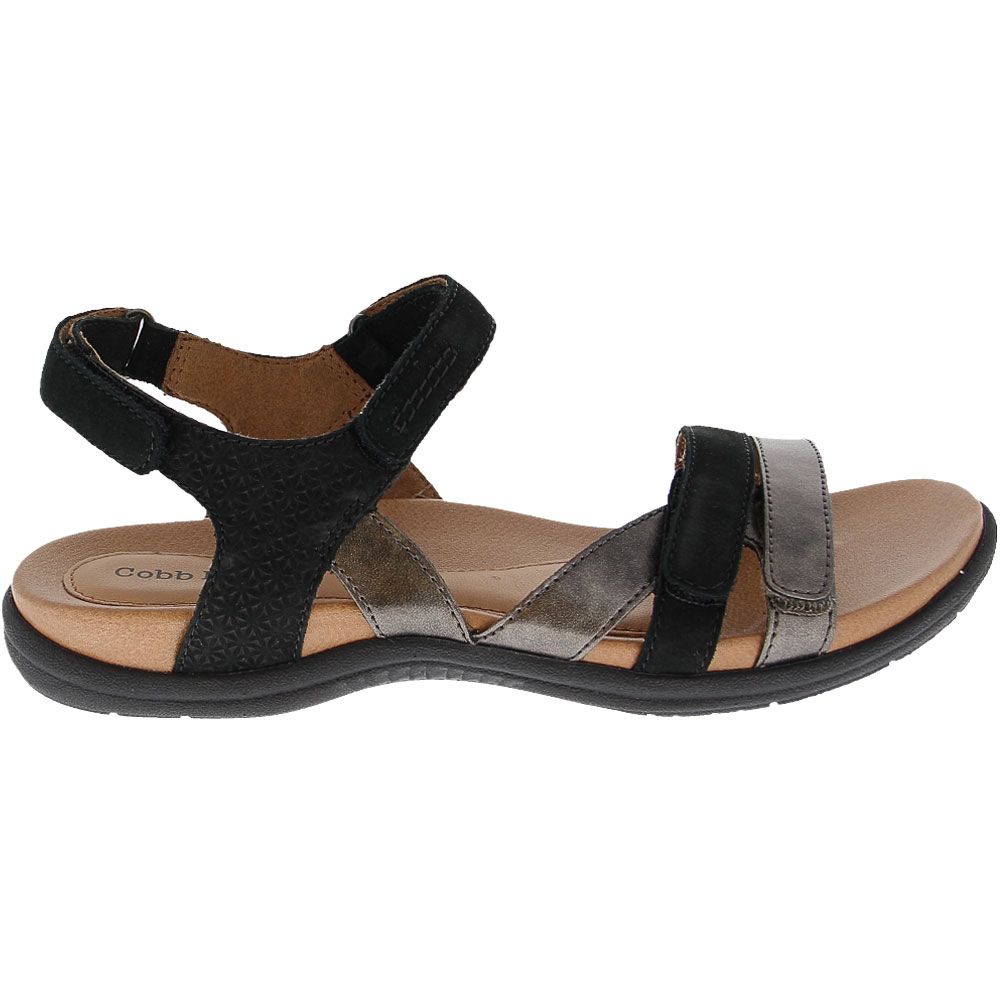 Cobb Hill Rubey Instep Str Sandals - Womens Black Side View