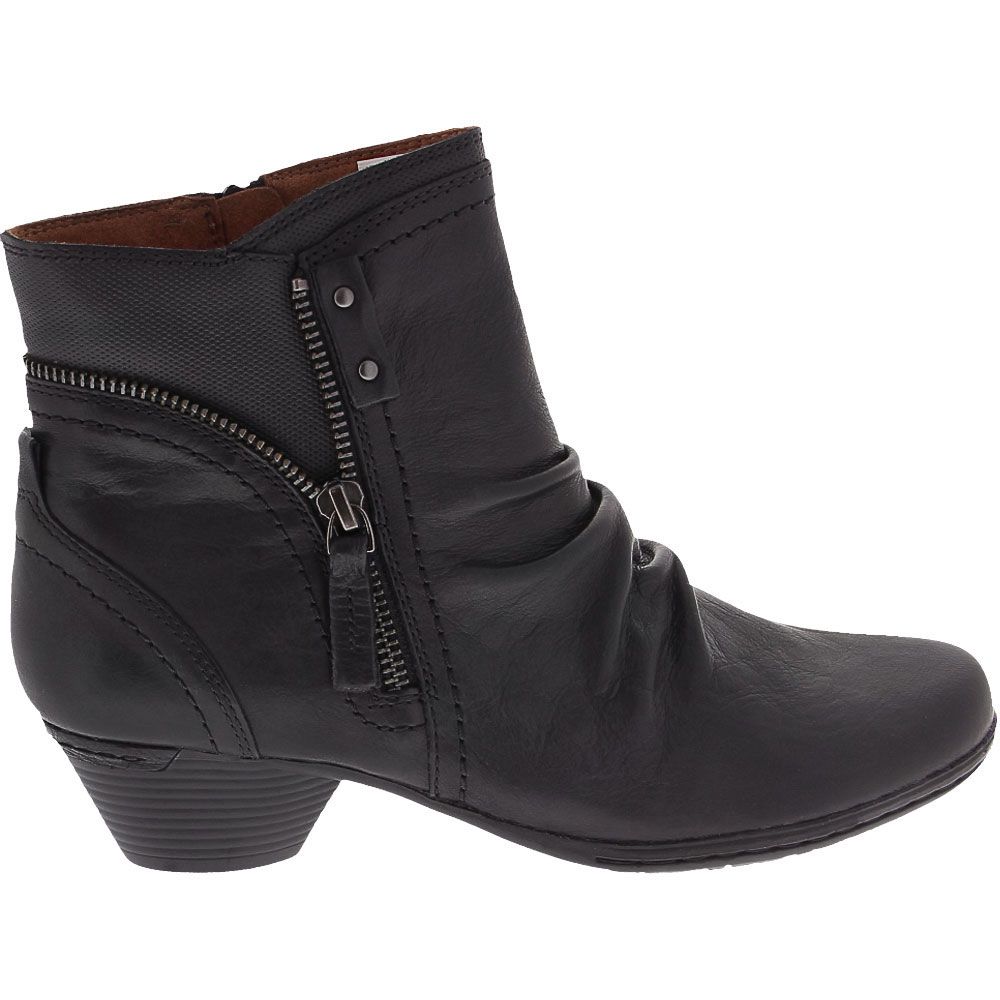 Cobb Hill Laurel Bootie Ankle Boots - Womens Black Side View