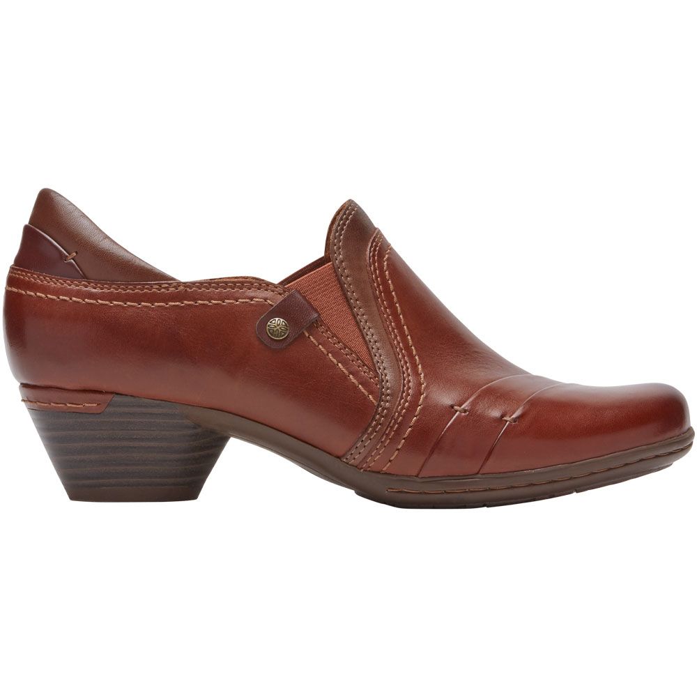 Cobb Hill Laurel Slip-On Casual Dress Shoes - Womens Tan Side View