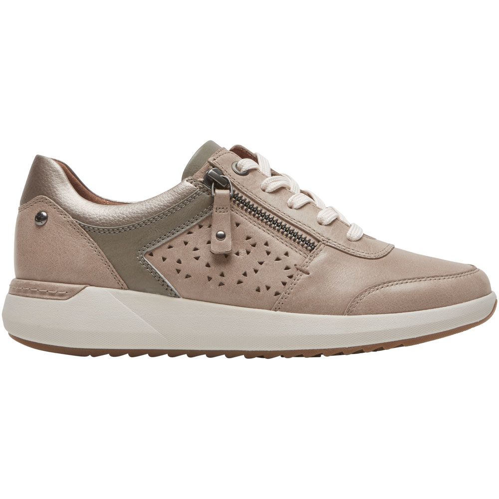 Cobb Hill Skylar Laceup Lifestyle Shoes - Womens Taupe