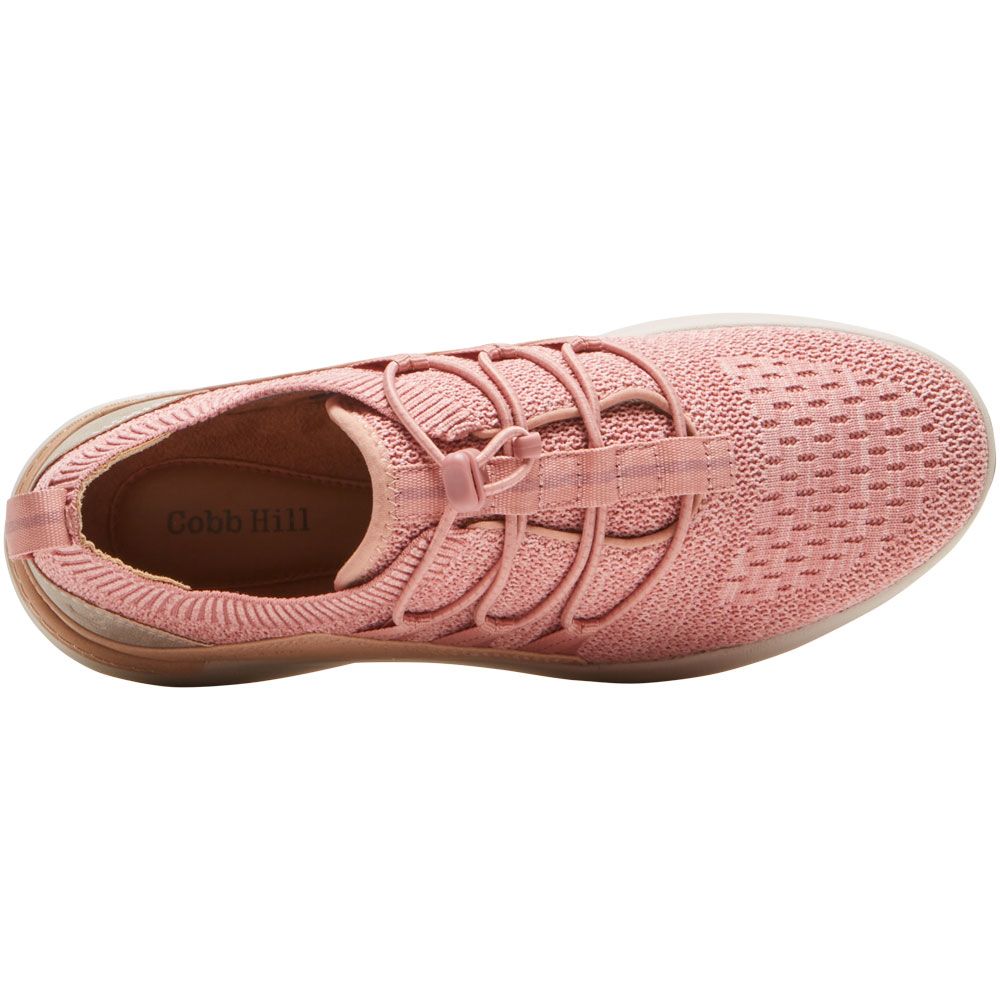 Cobb Hill Skylar Bungee Lifestyle Shoes - Womens Pink Back View