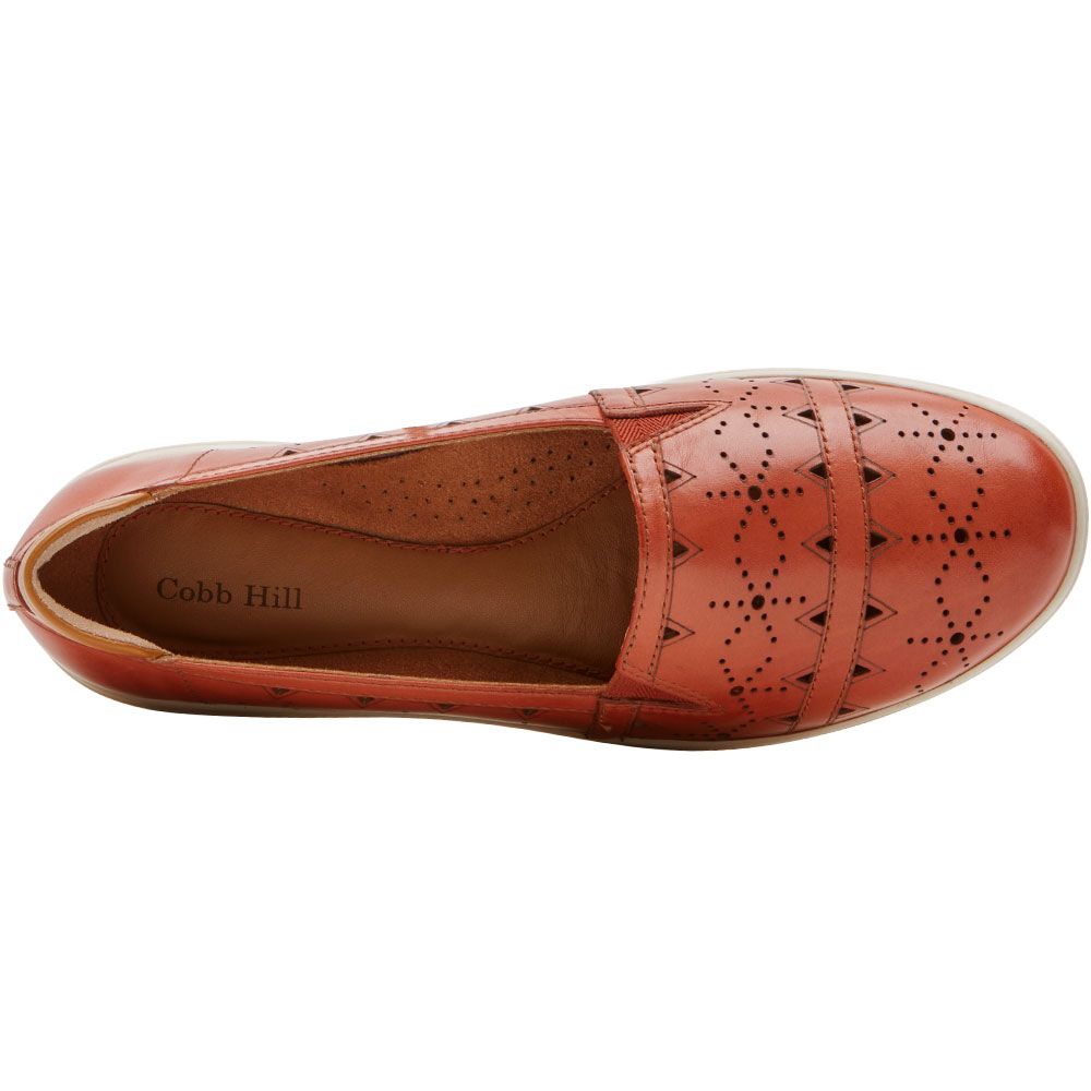 Cobb Hill Bailee Slip on Casual Shoes - Womens Russet Back View