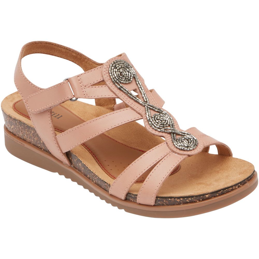 Cobb Hill May Beaded Sandals - Womens Tuscany Pink
