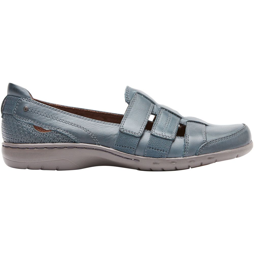 Cobb Hill Penfield Slip on Casual Shoes - Womens Blue Side View
