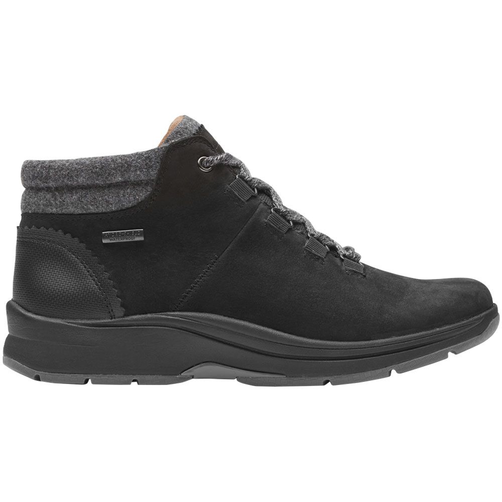 Cobb Hill Piper Hiker Casual Boots - Womens Black Side View