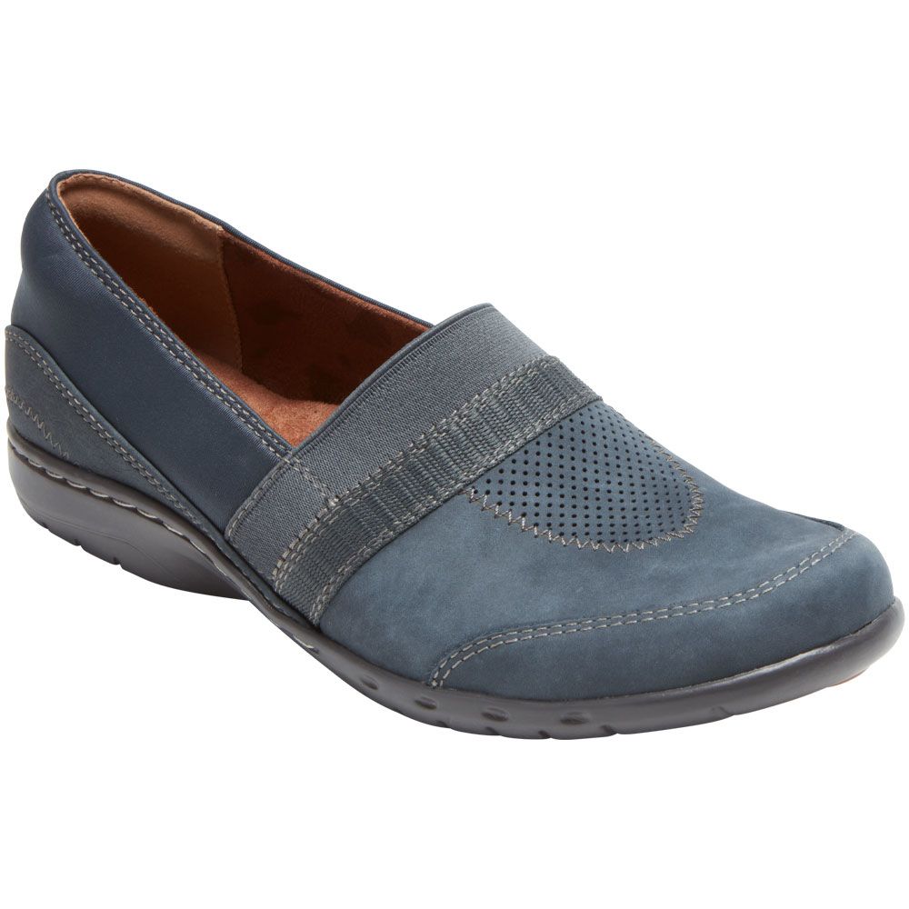 Cobb Hill Penfield A Line Slip on Womens Casual Shoes Blue