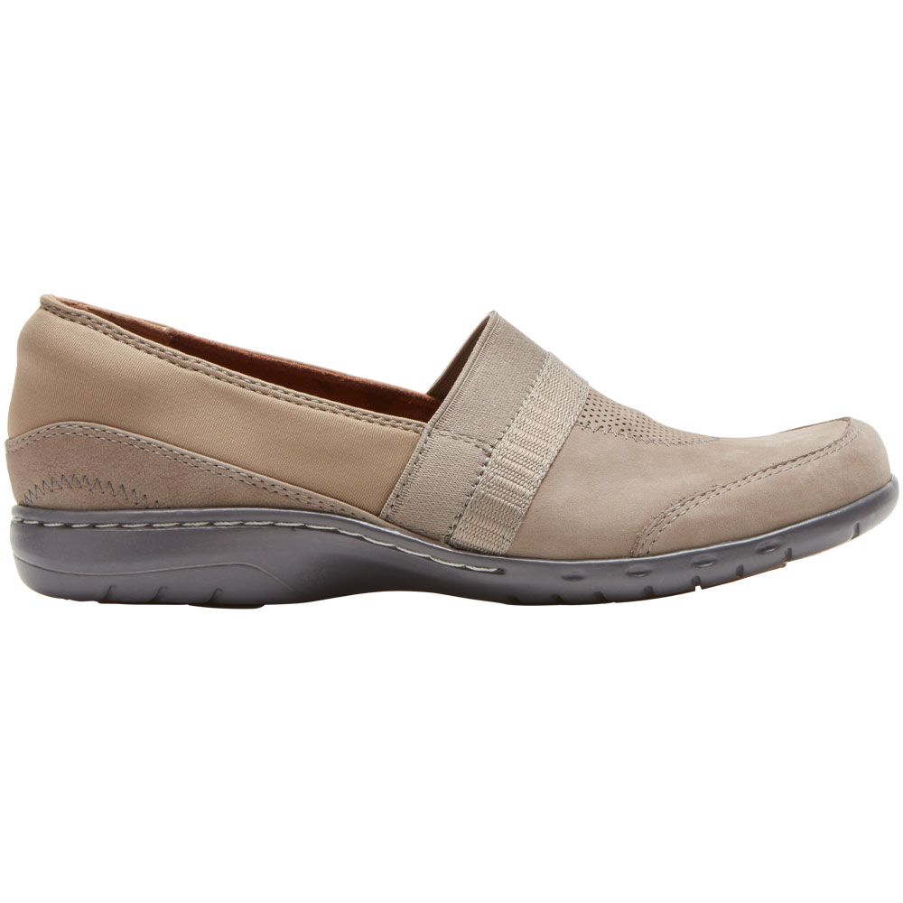 Cobb Hill Penfield A Line Slip on Womens Casual Shoes Taupe Side View