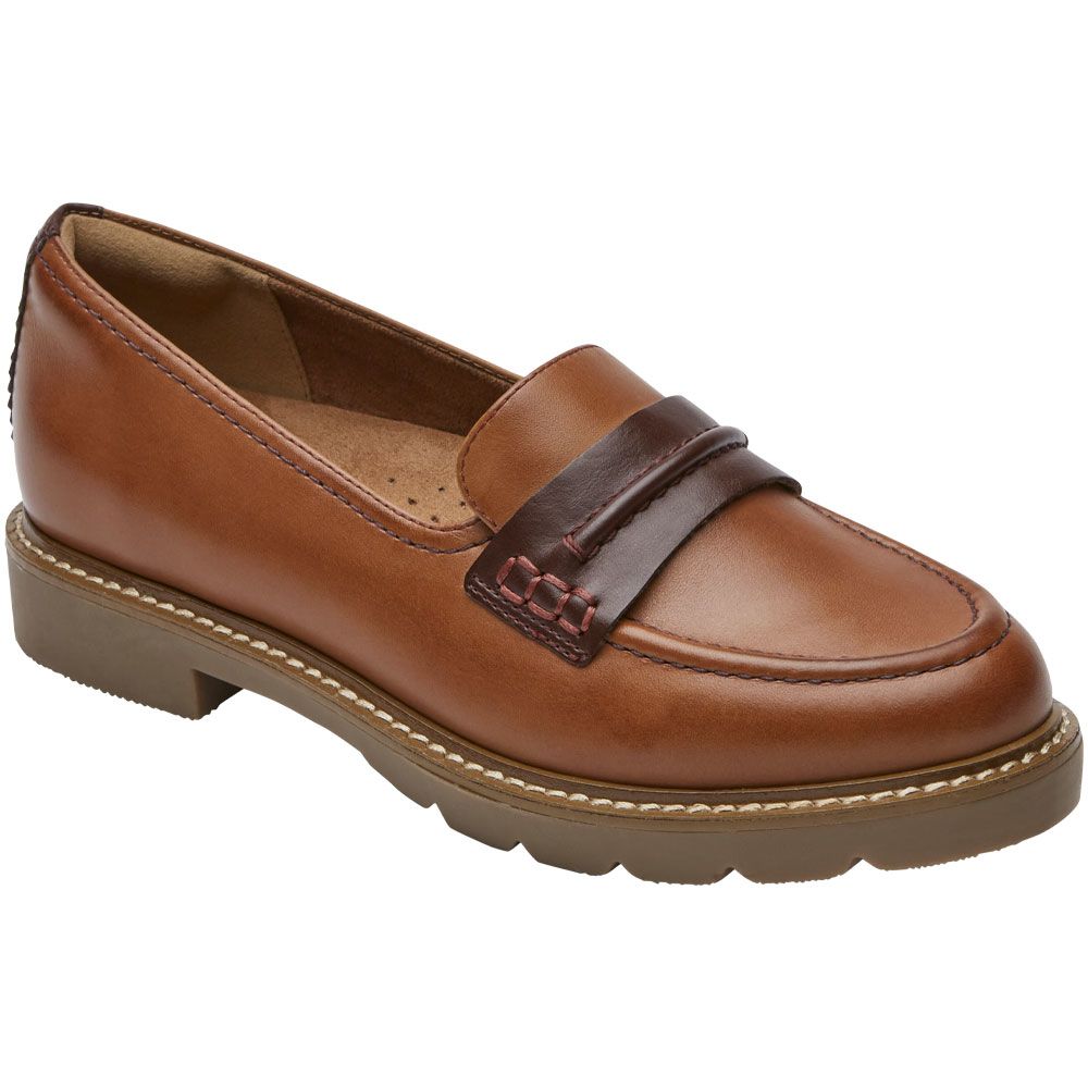 Cobb Hill Janney Loafer Slip on Casual Shoes - Womens Tan