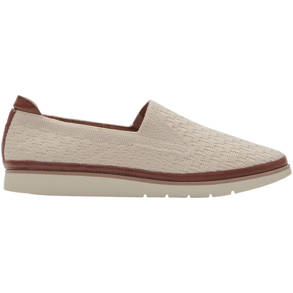 Cobb Hill Camryn Washable Slip on Casual Shoes - Womens Vanilla Side View