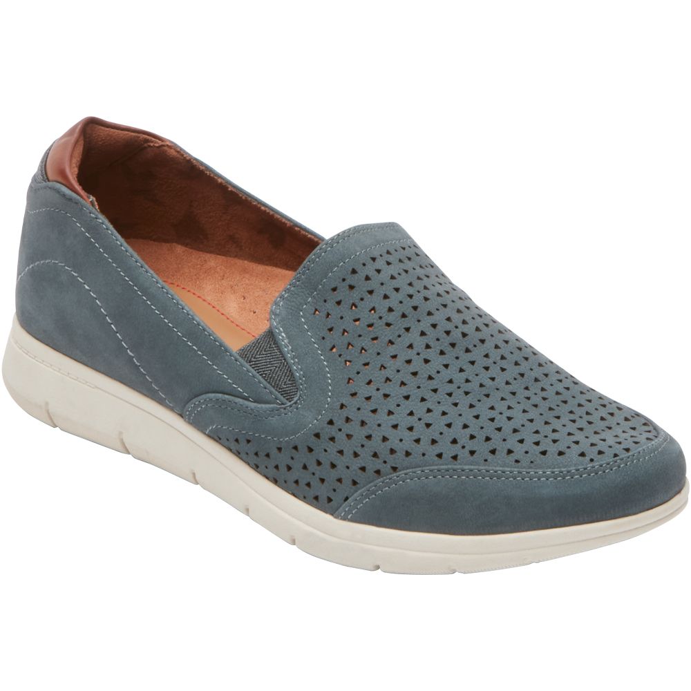 Cobb Hill Lidia Slip On Casual Shoes - Womens Stone Blue