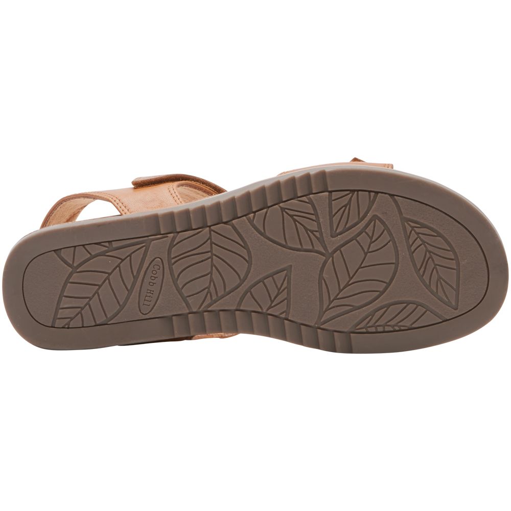 Cobb Hill May Wave Strap Sandals - Womens Amber Sole View