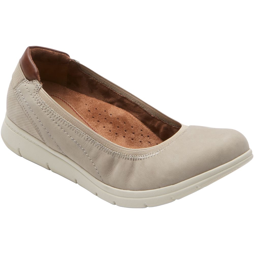 Cobb Hill Lidia Ballet Slip on Casual Shoes - Womens Dove