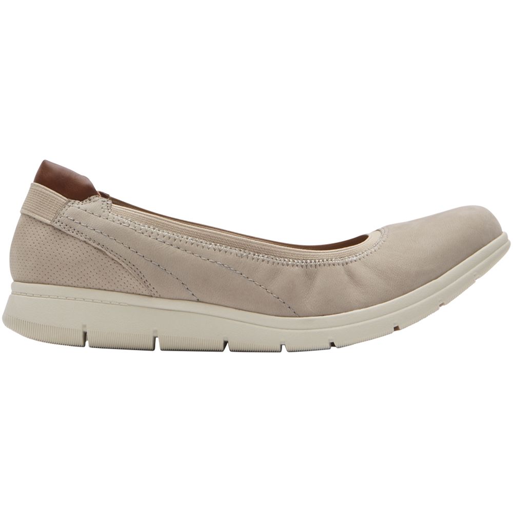 Cobb Hill Lidia Ballet Slip on Casual Shoes - Womens Dove Side View
