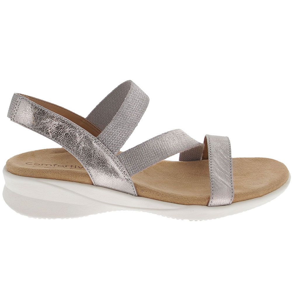 Comfortiva Tayla Sandals - Womens Anthracite Side View