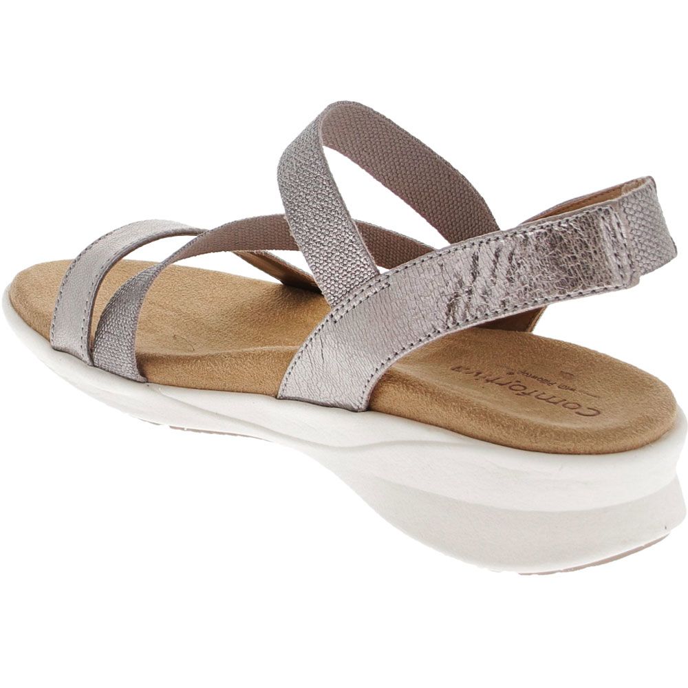 Comfortiva Tayla Sandals - Womens Anthracite Back View