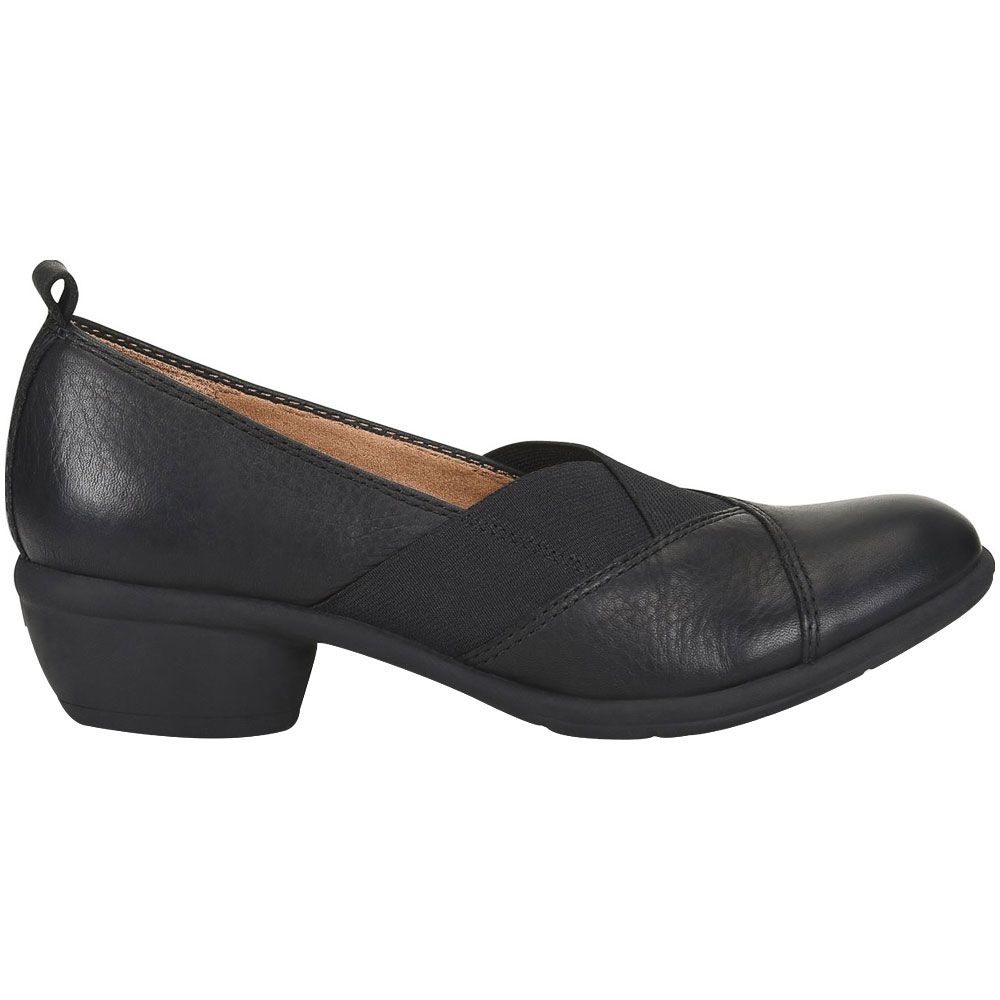 Comfortiva Quinton Slip on Casual Shoes - Womens Black Side View