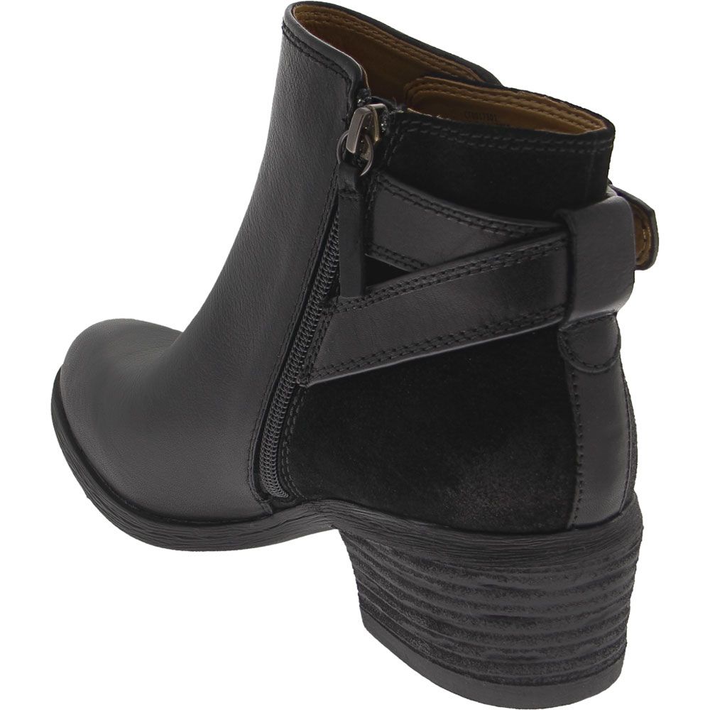 Comfortiva Creston Ankle Boots - Womens Black Back View