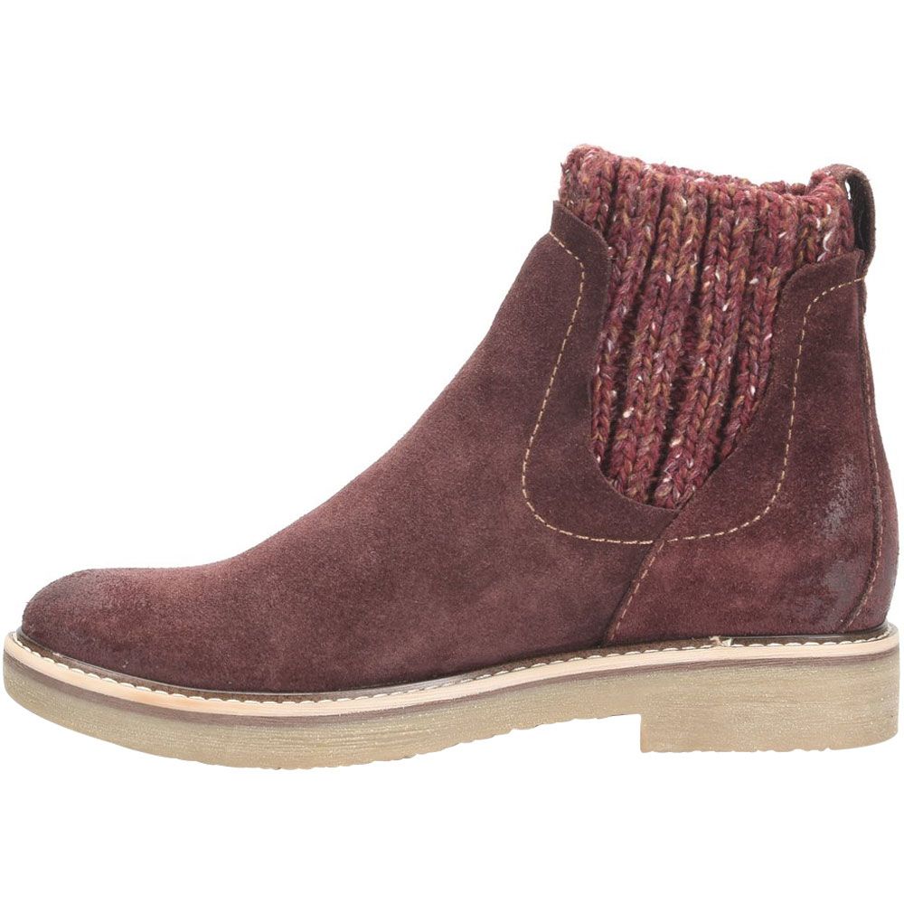 Comfortiva Rawnie Casual Boots - Womens Red Suede Back View