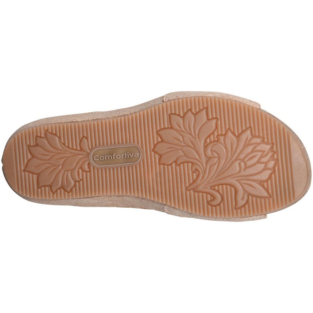 Comfortiva Gala Sandals - Womens Natural Sole View