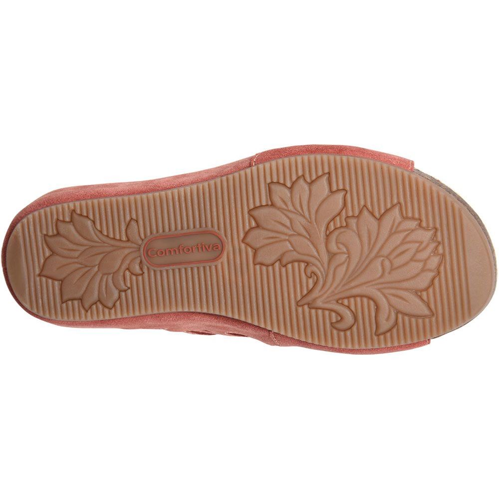 Comfortiva Gala Sandals - Womens Rose Sole View