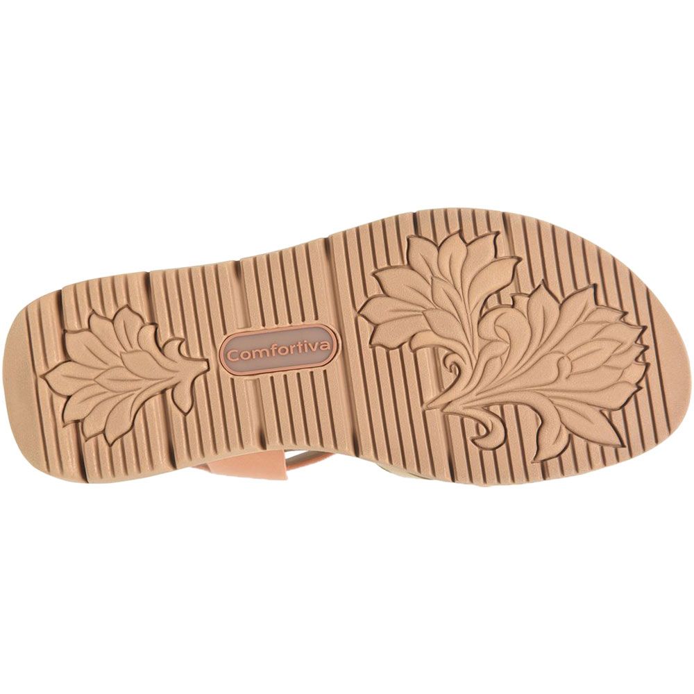 Comfortiva Salvina Sandals - Womens Luggage Multi Sole View