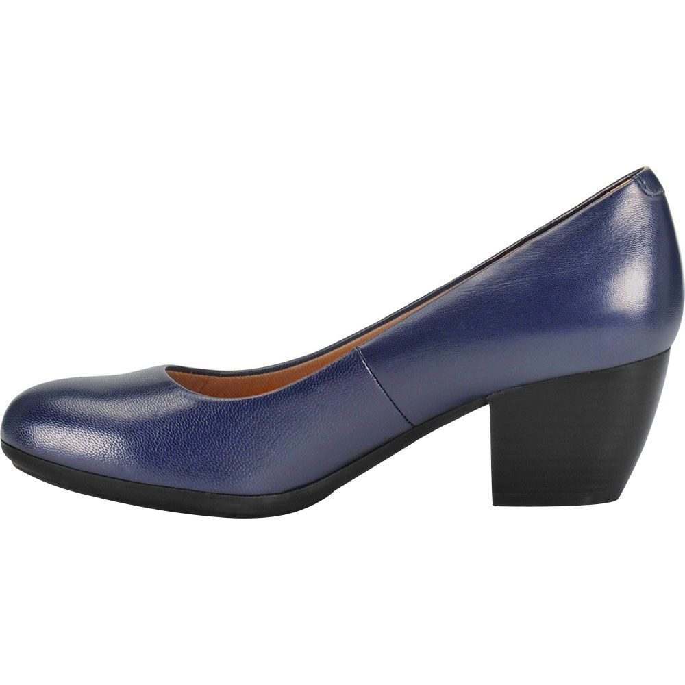Comfortiva Amora Casual Dress Shoes - Womens Peacoat Navy Blue Back View
