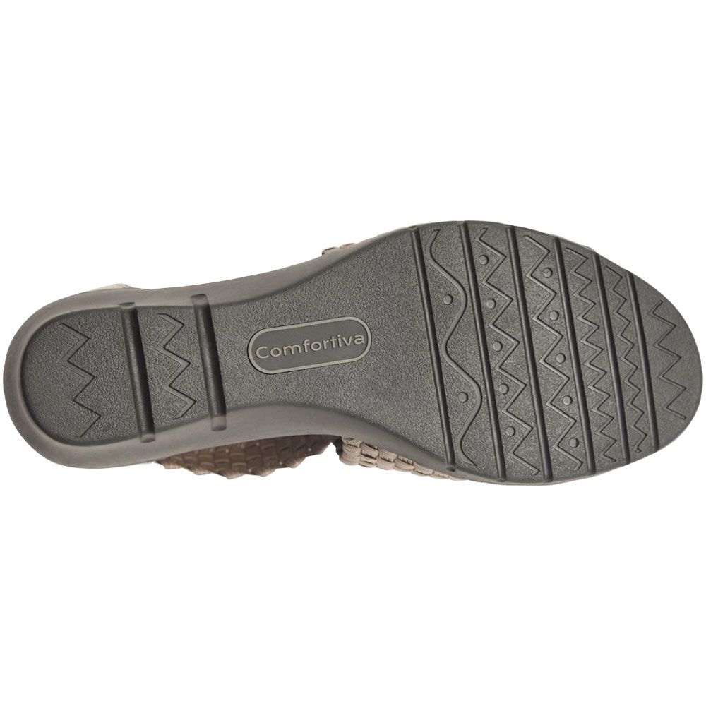 Comfortiva Alesha Sandals - Womens Pewter Sole View