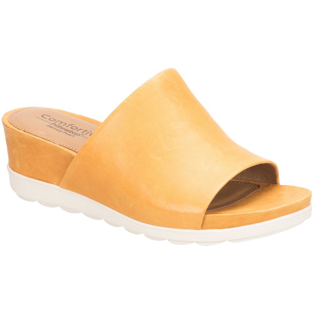 Comfortiva Pax Sandals - Womens Yellow