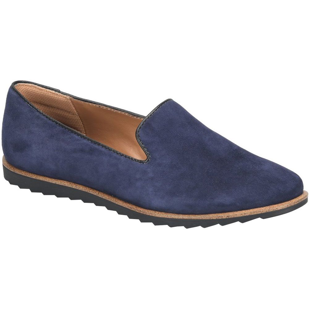 Comfortiva Ryen Slip on Casual Shoes - Womens Navy Suede