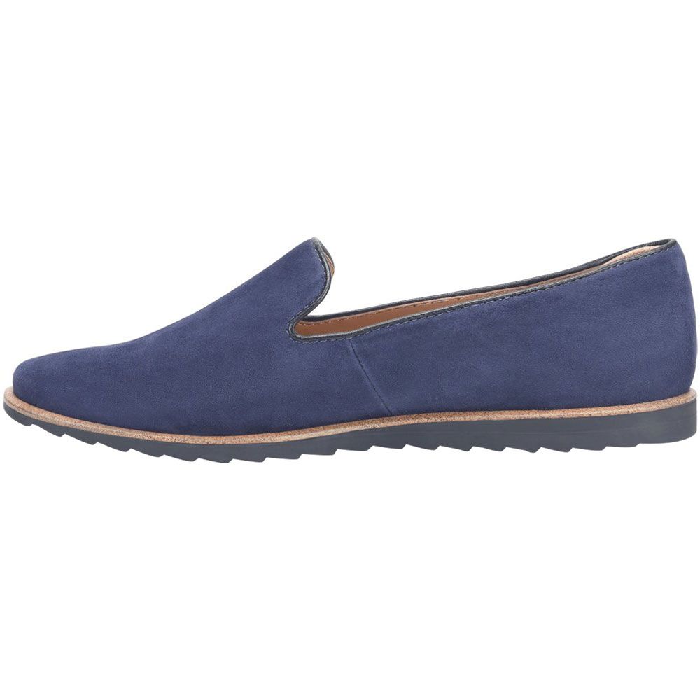 Comfortiva Ryen Slip on Casual Shoes - Womens Navy Suede Back View